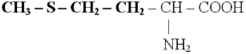 Формула метионина
